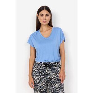 NWT SOYA CONCEPT Marica 32 Sky Blue Vneck T-Shirt